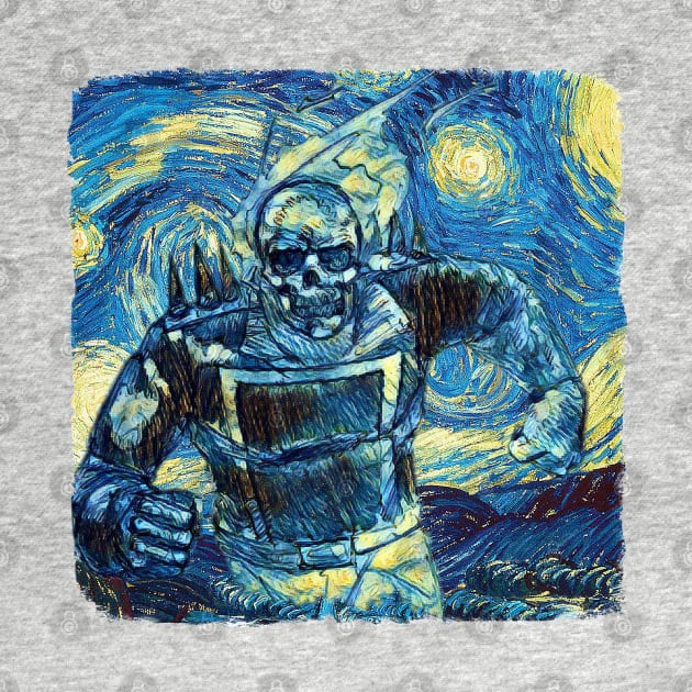 Ghost Rider Van Gogh Style by todos